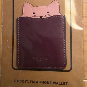 Coach phone wallet